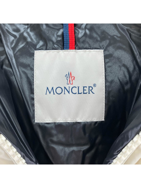 MONCLER ダウンジャケット デュボア フードロゴ ホワイト 116347