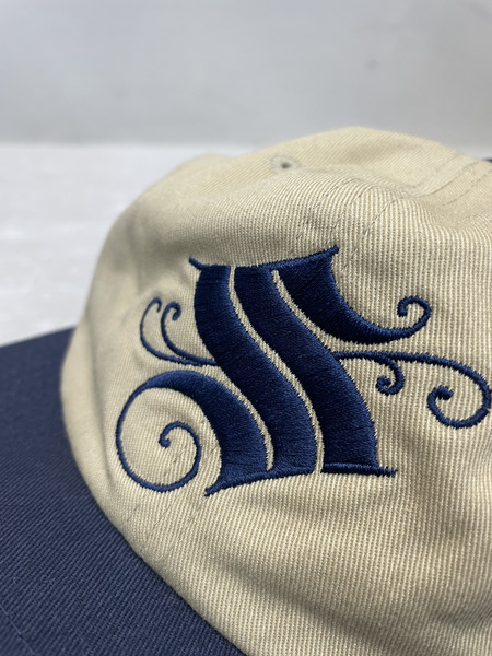 STUSSY 22AW PINSTRIPE CAP 刺繍キャップ