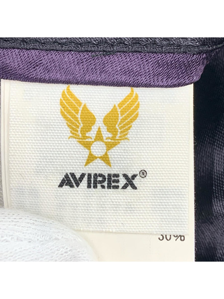 AVIREX ジャケット スカジャン 紫 6172138