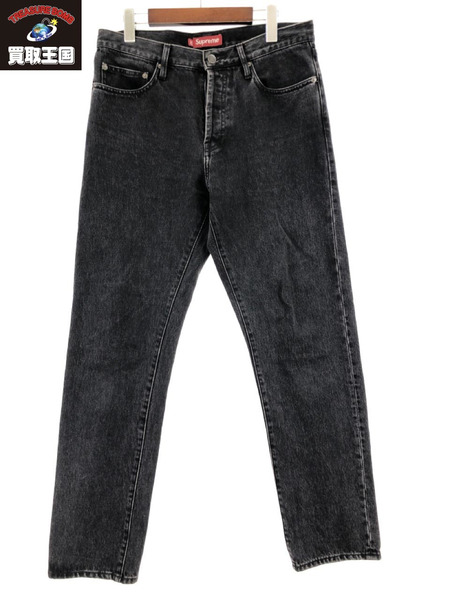 Supreme Stone Washed Black Slim Jean 32 BLACK｜商品番号