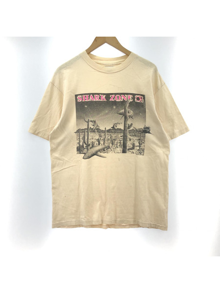 80s Hanes OP Tee SHARK ベージュ L[値下]