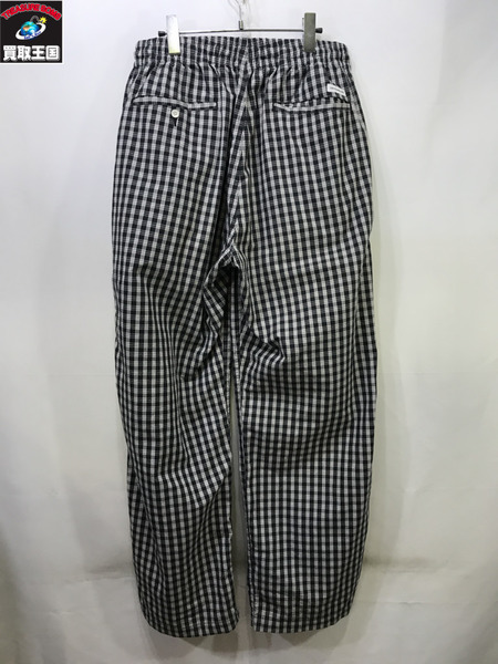 COOTIE PRODUCTIONS 24ss Dobby Check Easy Pants L イージーパンツ クーティー/ボトムス