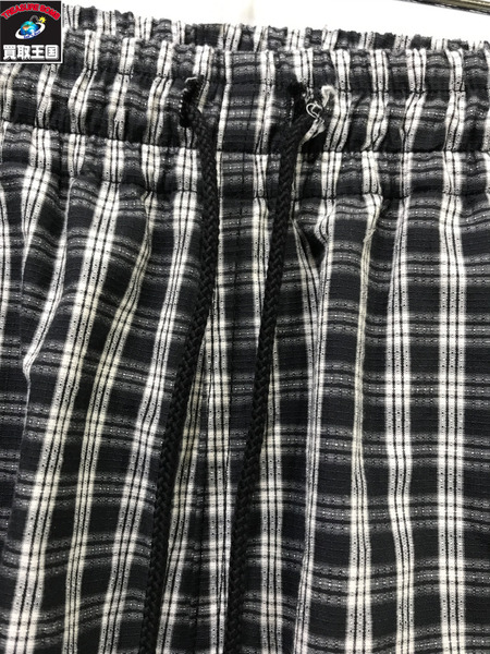 COOTIE PRODUCTIONS 24ss Dobby Check Easy Pants L イージーパンツ クーティー/ボトムス