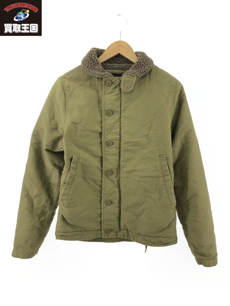 NAVY DEPARTMENT N-1 デッキジャケット カーキ (34)[値下]｜商品