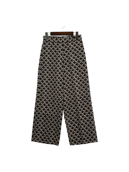 6 ROKU SQUARE PRINT PANTS 34 8614-202-0313[値下]