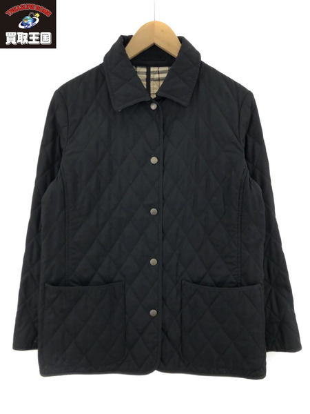 BURBERRY ノバチェックキルティングジャケット 42 ブラック FC059-617-09