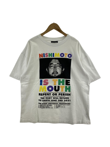 NISHIMOTO IS THE MOUTH S/Sカットソー 白