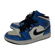 NIKE スニーカー Air Jordan 1 Mid SE Signal Blue 27.0cm