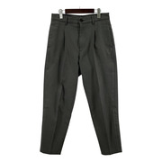 MR.OLIVE BELTED WIDE TAPERED PANTS (M)