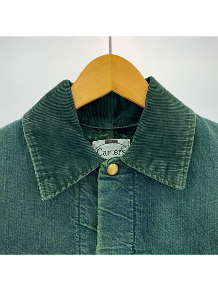 Carter's 裏地ブランケット デニムカバーオール グリーン