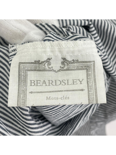 BEARDSLEY チュニック BEARDSLEY 先染メギャザーチュニックブラウス
