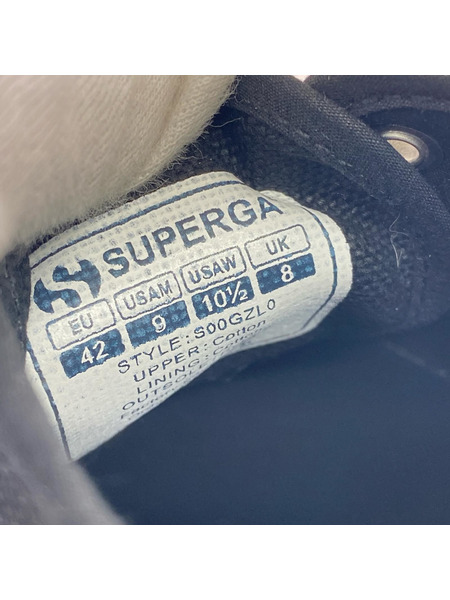 SUPERGA スニーカー 黒（UK8)
