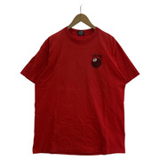 OLD STUSSY 80s USA製 8Ball Print Tee XL 赤