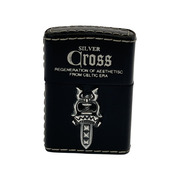 ZIPPO SILVER CROSS レザー ダガーデザイン