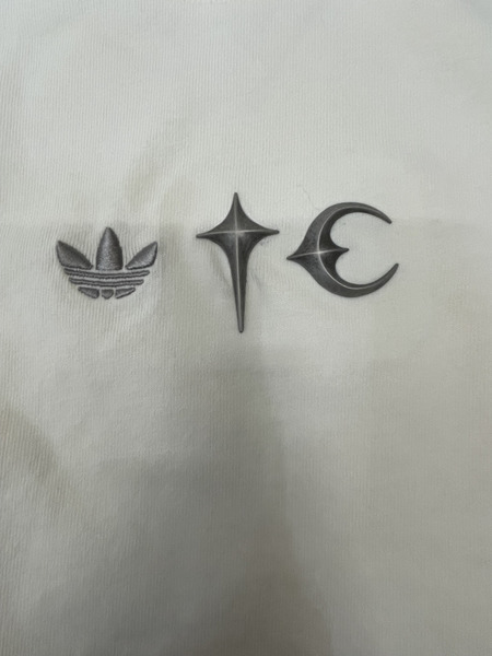 THUG CLUB×adidas TEAMGEIST LONG SLEEVE T-SHIRT XL アイボリー