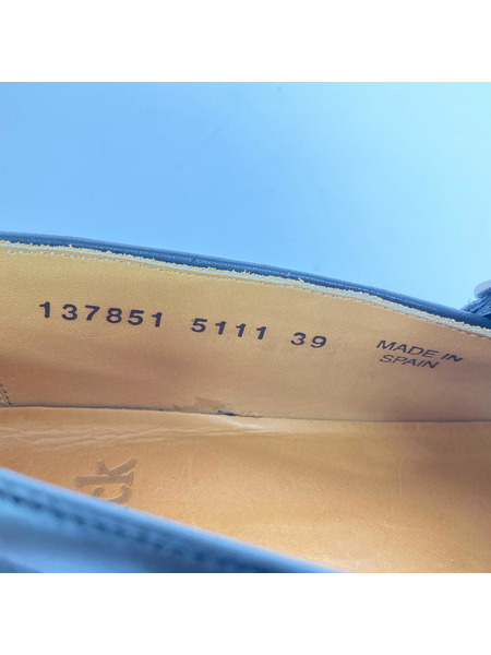 Berwick 5111CHSGDB ダブルモンクローファー 39 黒