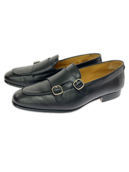 Berwick 5111CHSGDB ダブルモンクローファー 39 黒