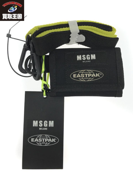 MSGM × EASTPAK キーケース 黒×黄色[値下]