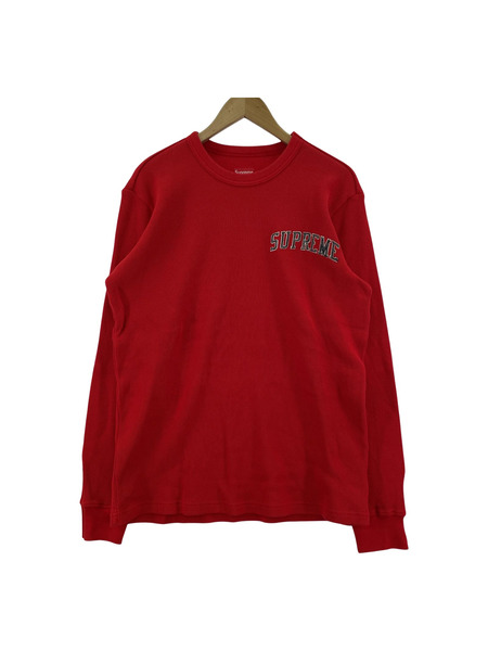 17AW/Supreme/Arc Logo L/S Thermal/L/RED