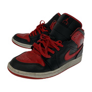 NIKE スニーカー Air Jordan 1 Mid Bred Toe (28.5)