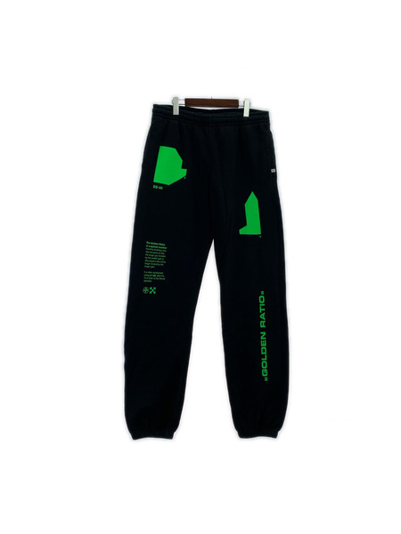 OFF-WHITE20SSARCH SHAPES SLIM SWEATPANTS OMCH020R20E30006 XL