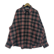 Our Legacy THIRD CUT BORROWED SHIRT ネルシャツ 50 赤 M3215TWB