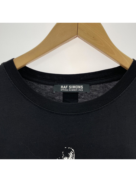 RAF SIMONS 23SS OVERSIZED T-SHIRT WITH HAND SIGN PRINT M