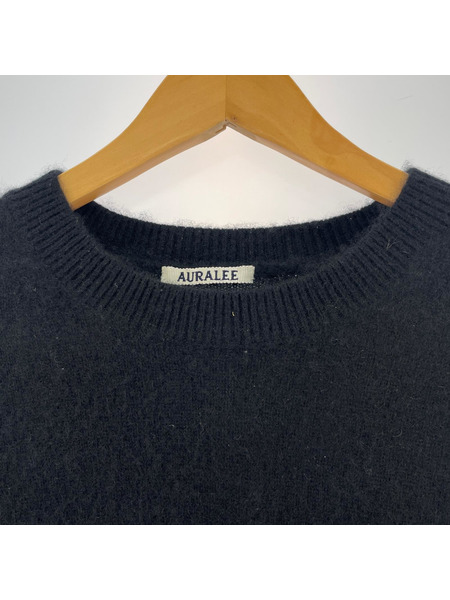 AURALEE 23AW BABY CASHMERE KNIT 4 ブラック