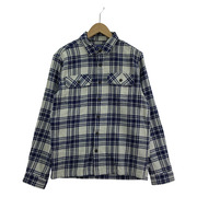 patagonia 長袖シャツ チェック 灰（S）