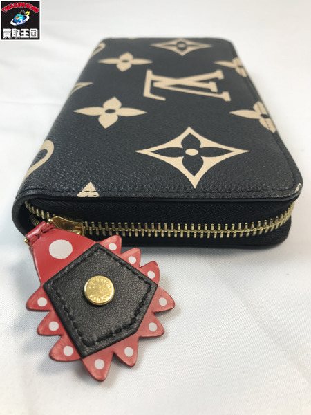 LOUIS VUITTON M6969 ルイヴィトン ジッピーウォレット クラフティ ブラック　LV 長財布 ラウンドジップ