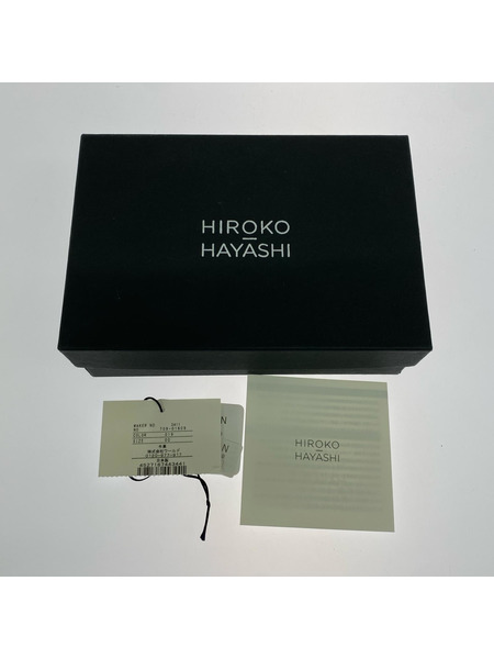 HIROKO HAYASHI コンパクトウォレット レザー 黒