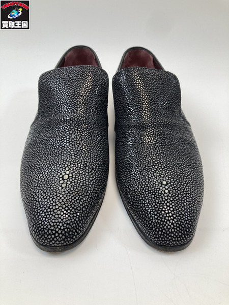 LOUIS VUITTON ルイヴィトン LV ガルーシャ スリッポン 6 25.0cm相当 BLK レザー