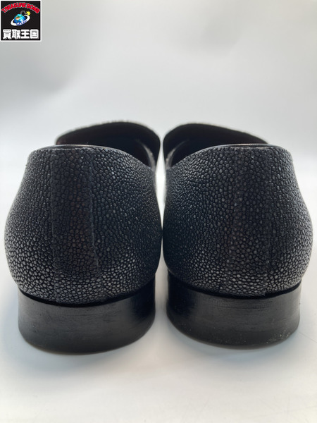 LOUIS VUITTON ルイヴィトン LV ガルーシャ スリッポン 6 25.0cm相当 BLK レザー