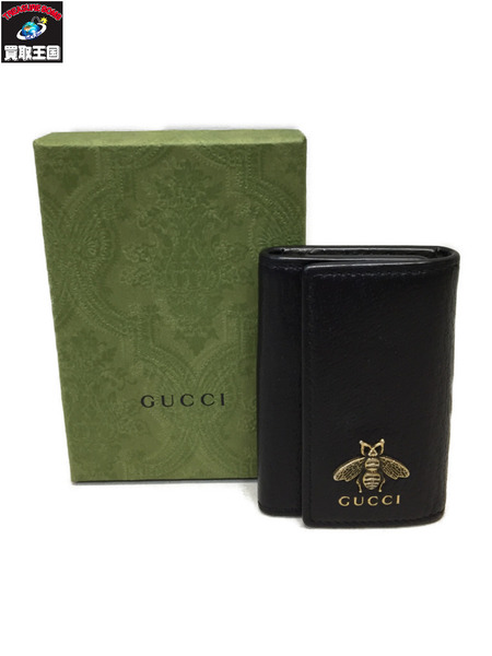 GUCCI/アニマリエ ビー キーケース/黒/523683[値下]｜商品番号：2100213046975 - 買取王国ONLINESTORE