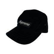 Supreme 20FW Velvet Cap ブラック