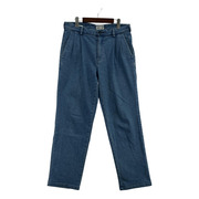 WTAPS/221WVDT-PTM04/TUCK 02 TROUSERS COTTON DENIM