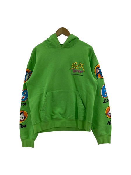 CHROME HEARTS パーカー U.S.A Matty Boy Hoody green Size M