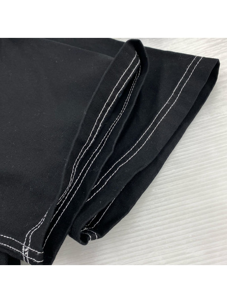 XLARGE 半袖シャツ S/S Zip Up Work Shirt BLK