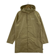 STUSSY　ナイロンロングコーチジャケット ベージュ