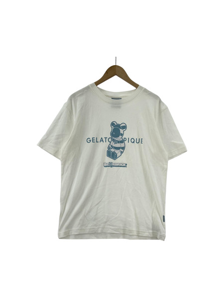 gelato pique BEARBRICK S/S tee WHT