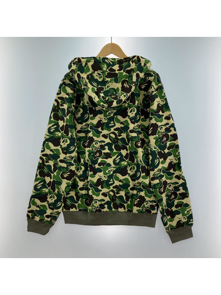 STUSSY A BATHING APE 30th　ジップパーカー　カモフラ　L