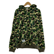 STUSSY A BATHING APE 30th　ジップパーカー　カモフラ　L