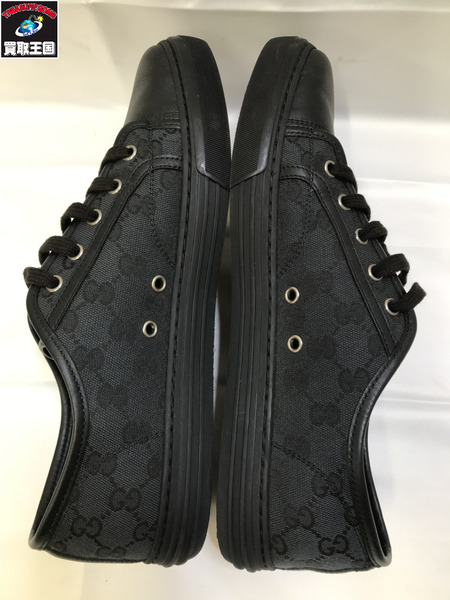 GUCCI GGキャンバススニーカー 426189 10 1/2 03Z ブラック1 黒
