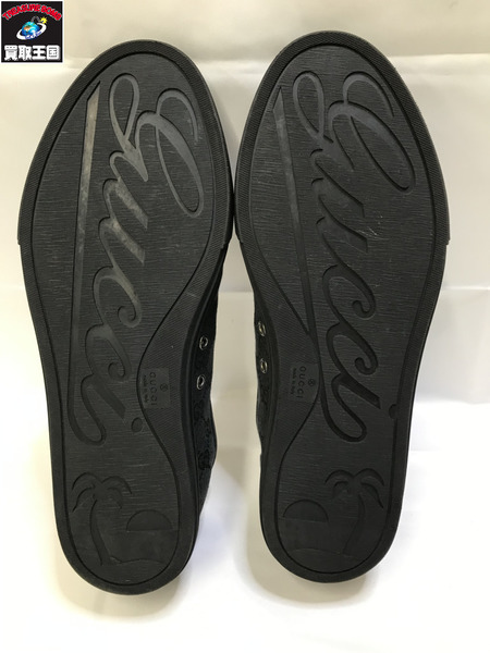 GUCCI GGキャンバススニーカー 426189 10 1/2 03Z ブラック1 黒