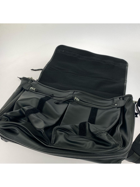 LUGGAGE LABEL ショルダーバッグ メッセンジャーバッグ 黒