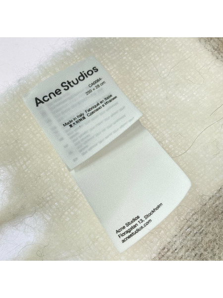 Acne Studios ソノ他 モヘアチェックマフラー