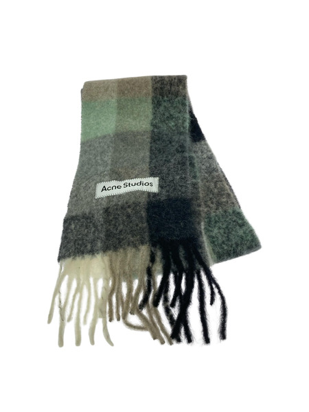 Acne Studios ソノ他 モヘアチェックマフラー