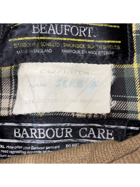 Barbour ビューフォート ライナー付 オイルドジャケット