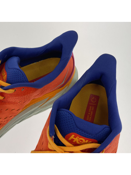 HOKA ONE ONE Clifton 8 1119393 FBLN 28cm オレンジ×ブルー