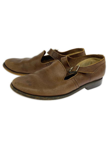 COMME des GARCONS シューズ ストラップレザーシューズ ブラウン